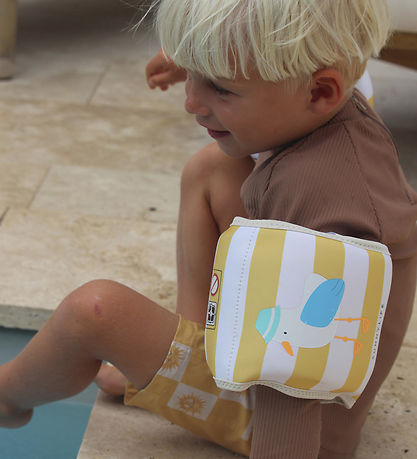 SunnyLife Schwimmflügel - 3-6 Jahre - Sid Die Möwe - Mustard Str
