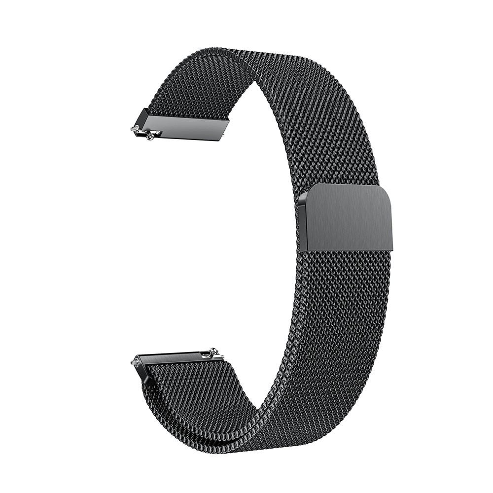 Samsung Galaxy Watch 3 (41mm) Edelstahl Magnet Armband Milanaise - Schwarz