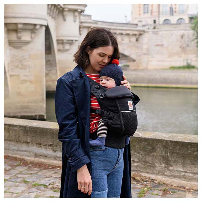 Ergobaby Adapt Soft Flex Mesh draagzak Onyx Black