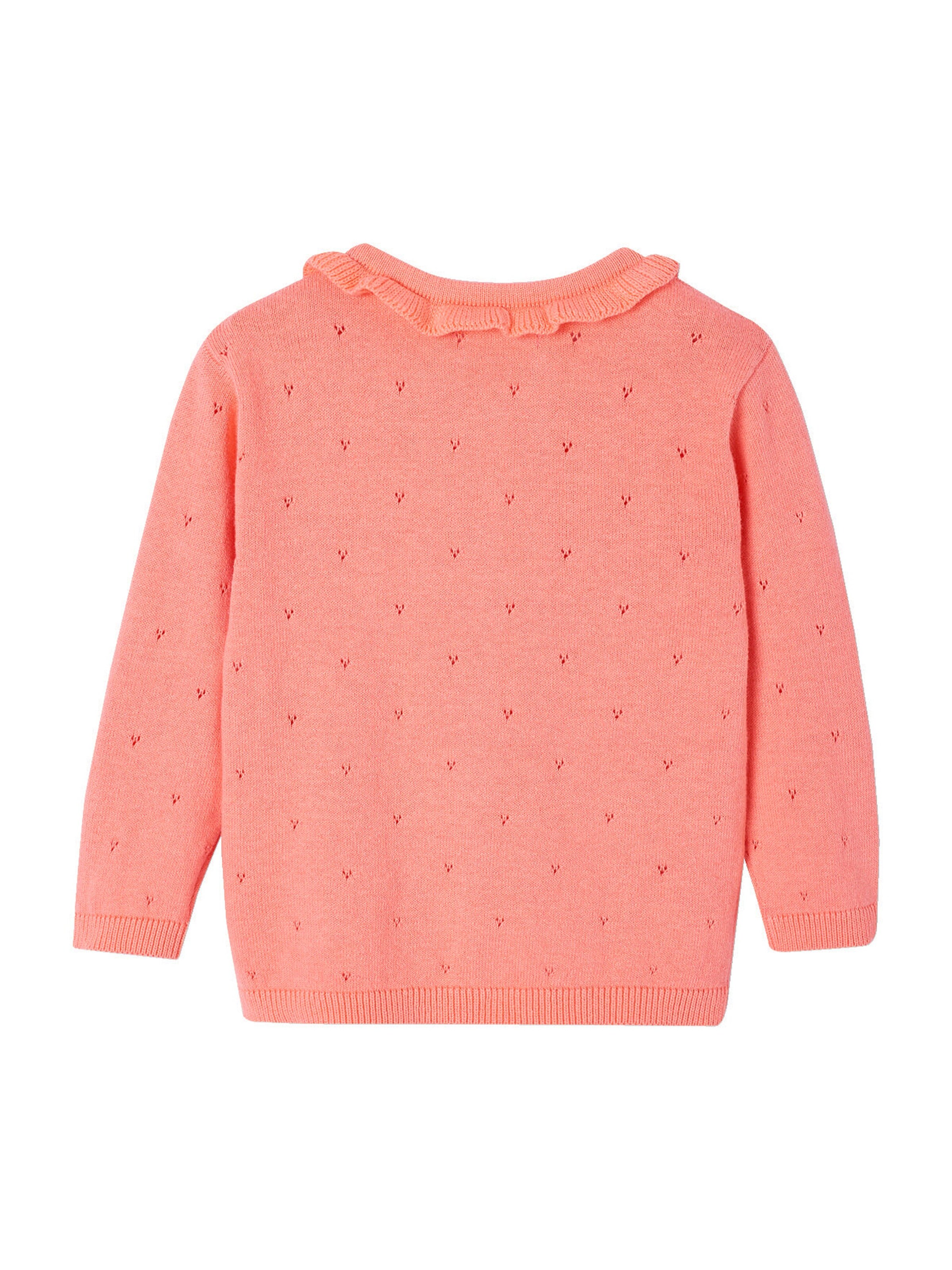Vertbaudet Baby Strickjacke koralle