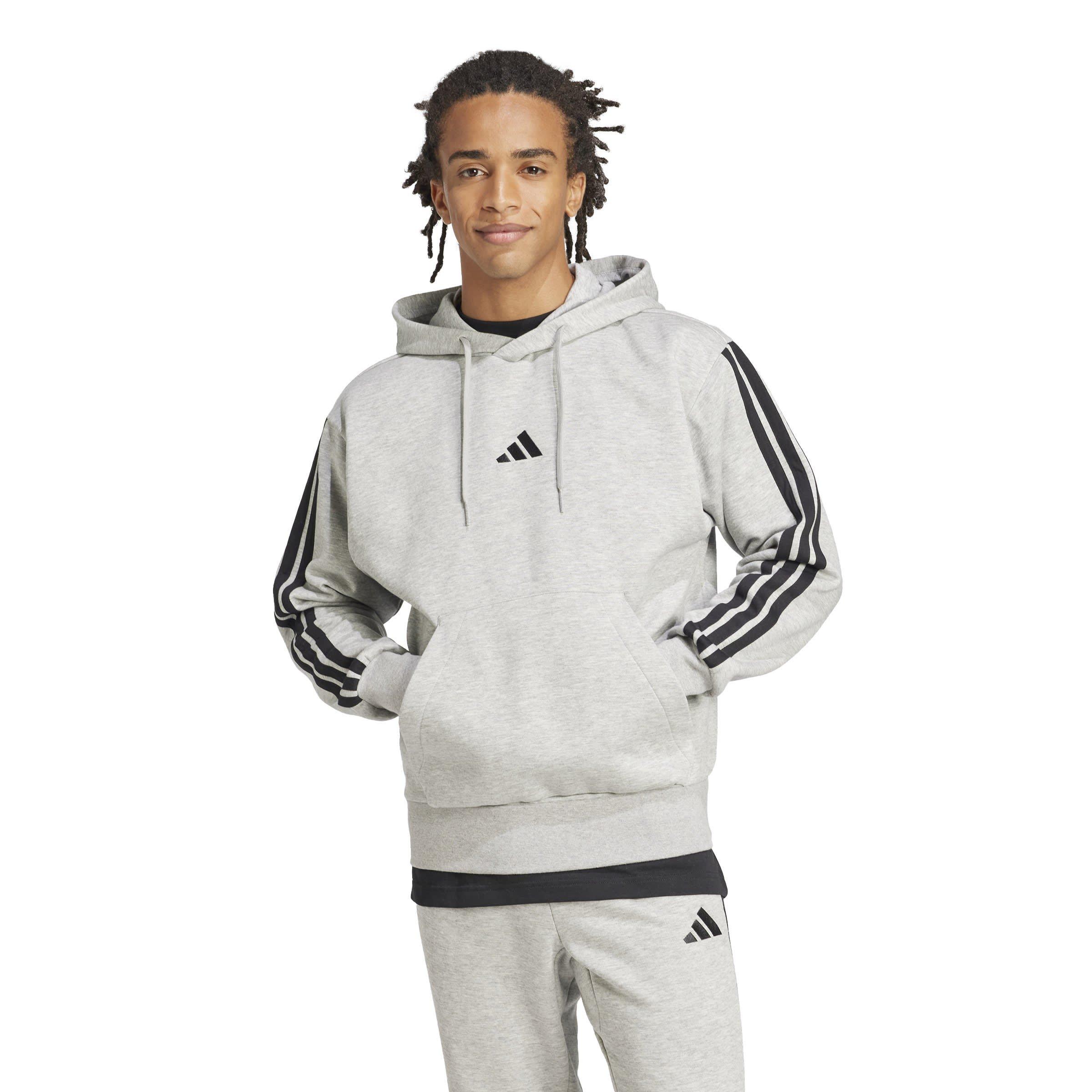 adidas Essentials Fleece 3-Stripes Hoodie Mens