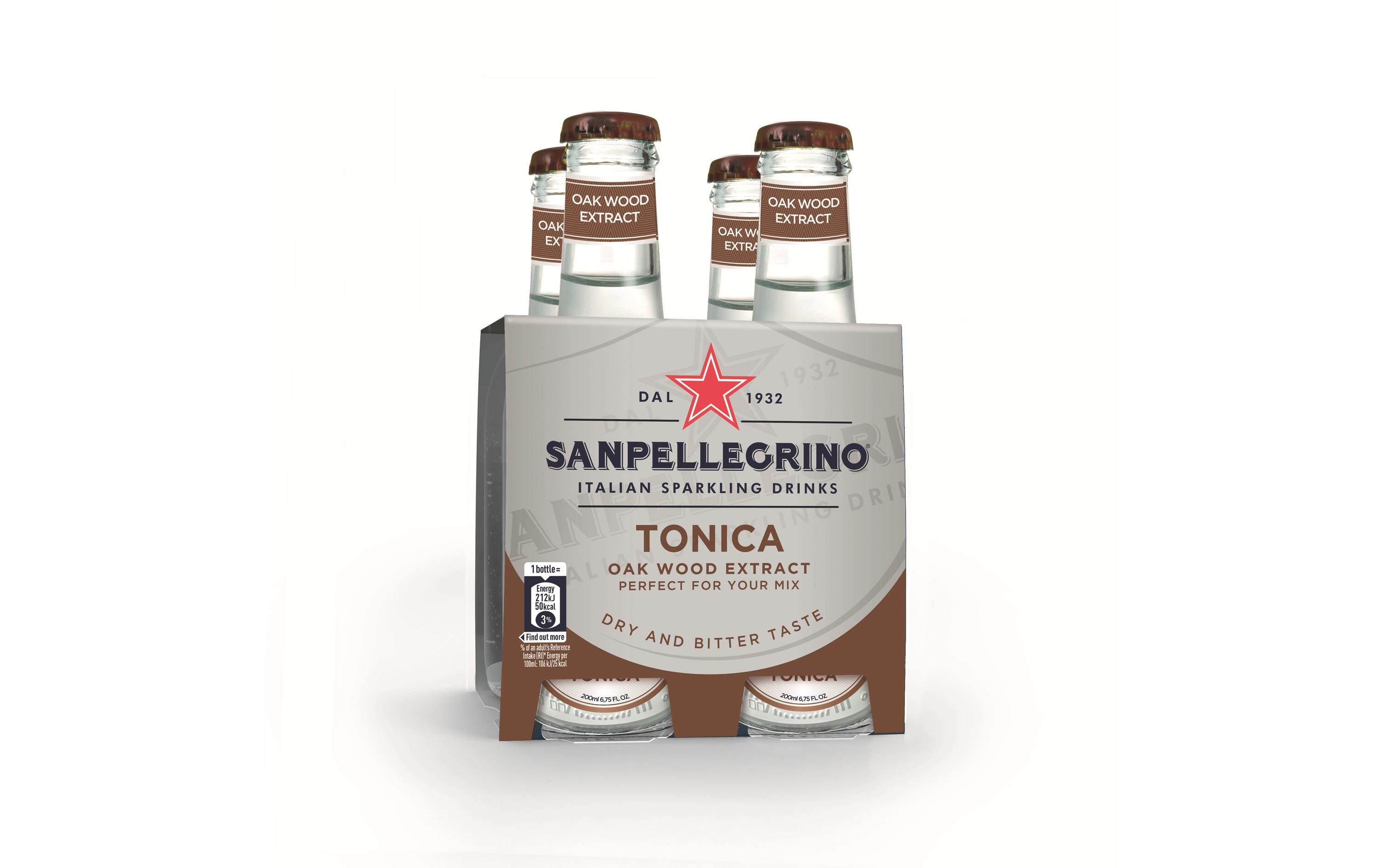Soft-Drinks Tonic Water Tonica 4 x 0.2 lErfrischendes Getränk mit Kohlensäure