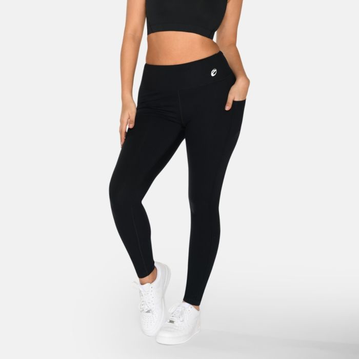 Zebdia Dame Lange tights Running Tights Sort