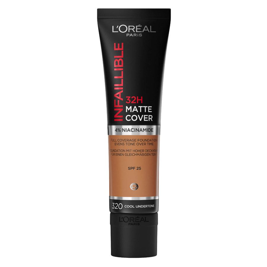 L'Oréal Paris Infaillible 32H Matte Cover Foundation 320 Cool Undertone 30ml