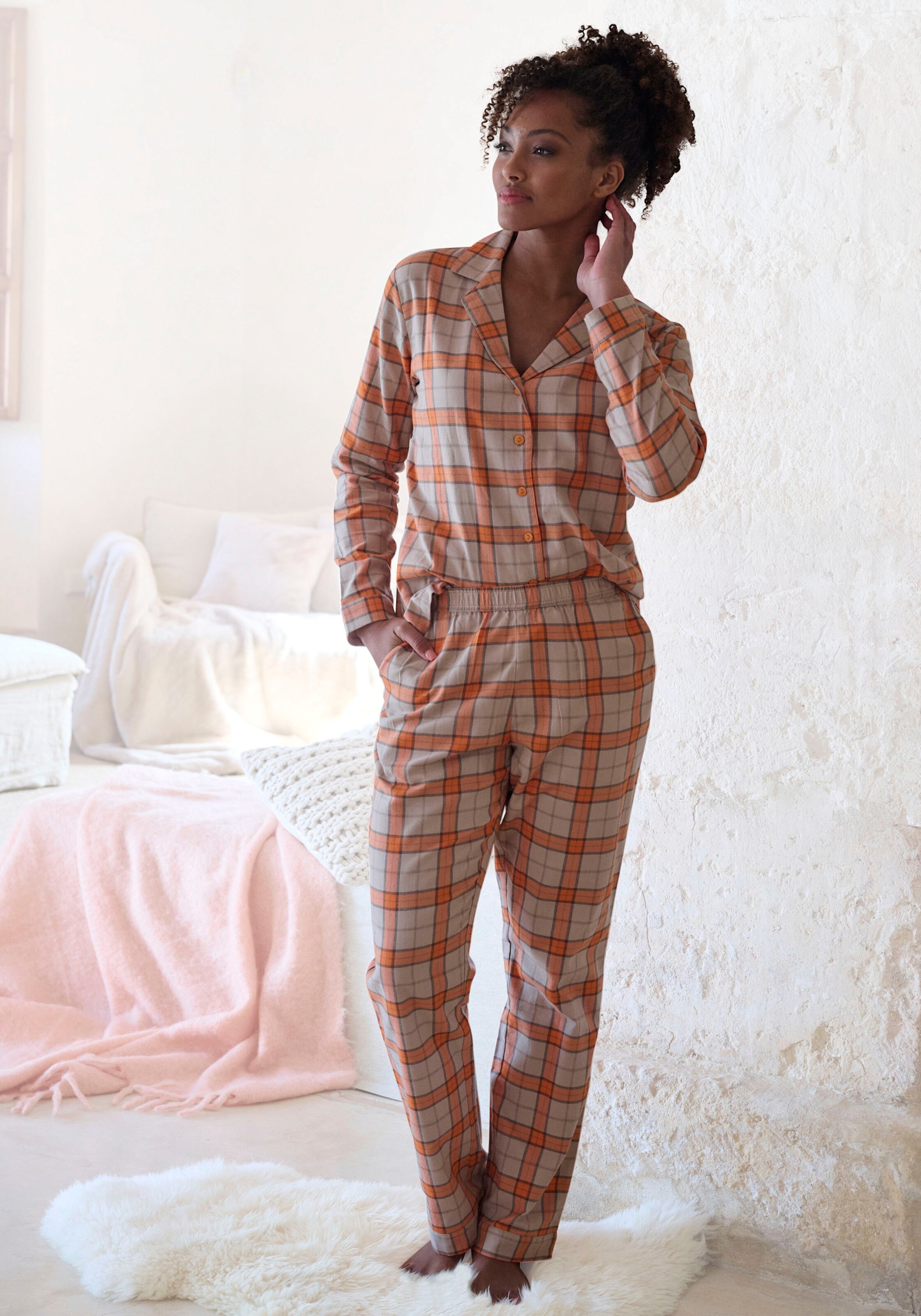Vivance Dreams Pyjama in orange