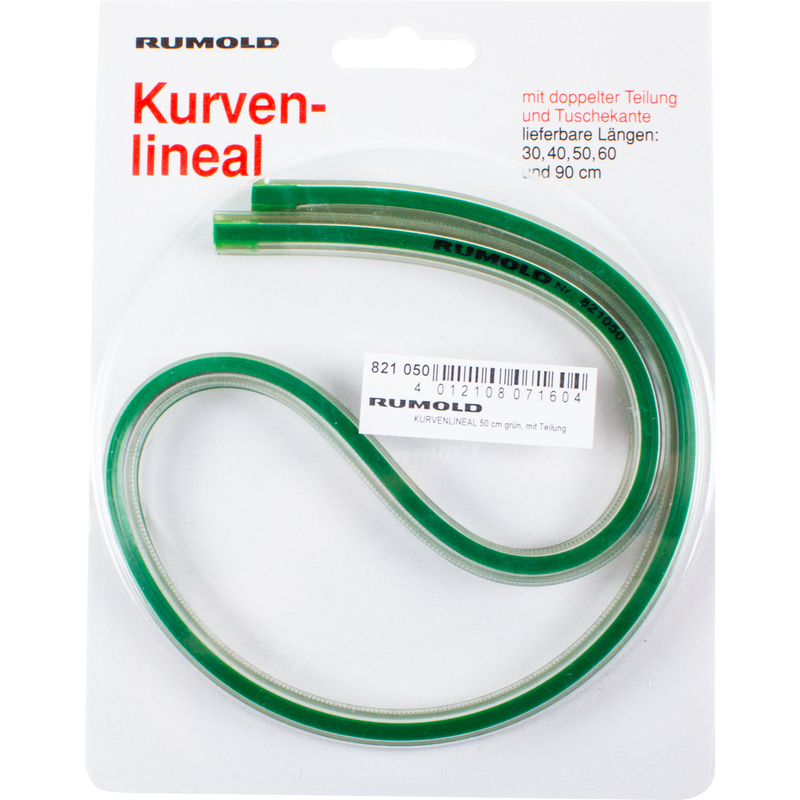 Rumold Kurvenlineal, flexibel, mit mm-Teilung, 50 cm