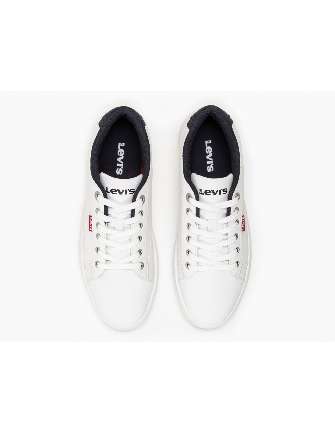 levi's Baskets de ville Homme Courtright Cuir Blanc