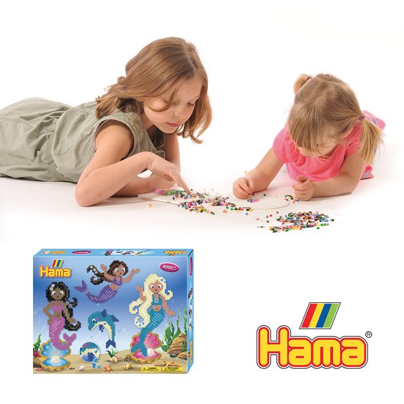 Perles Hama - Mini boîte les sirènes