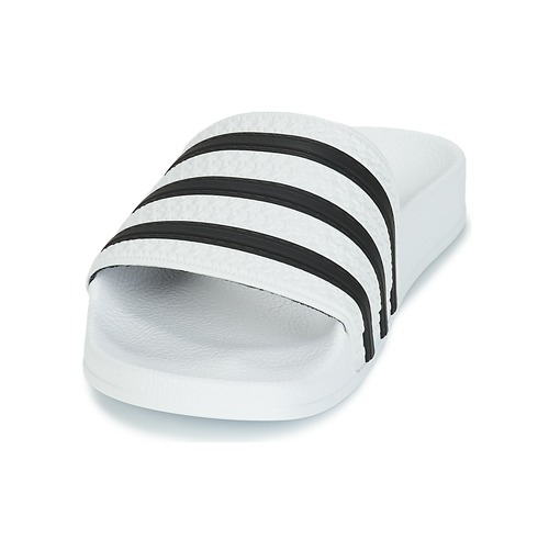 adidas Originals - ADILETTE - Blanc / noir