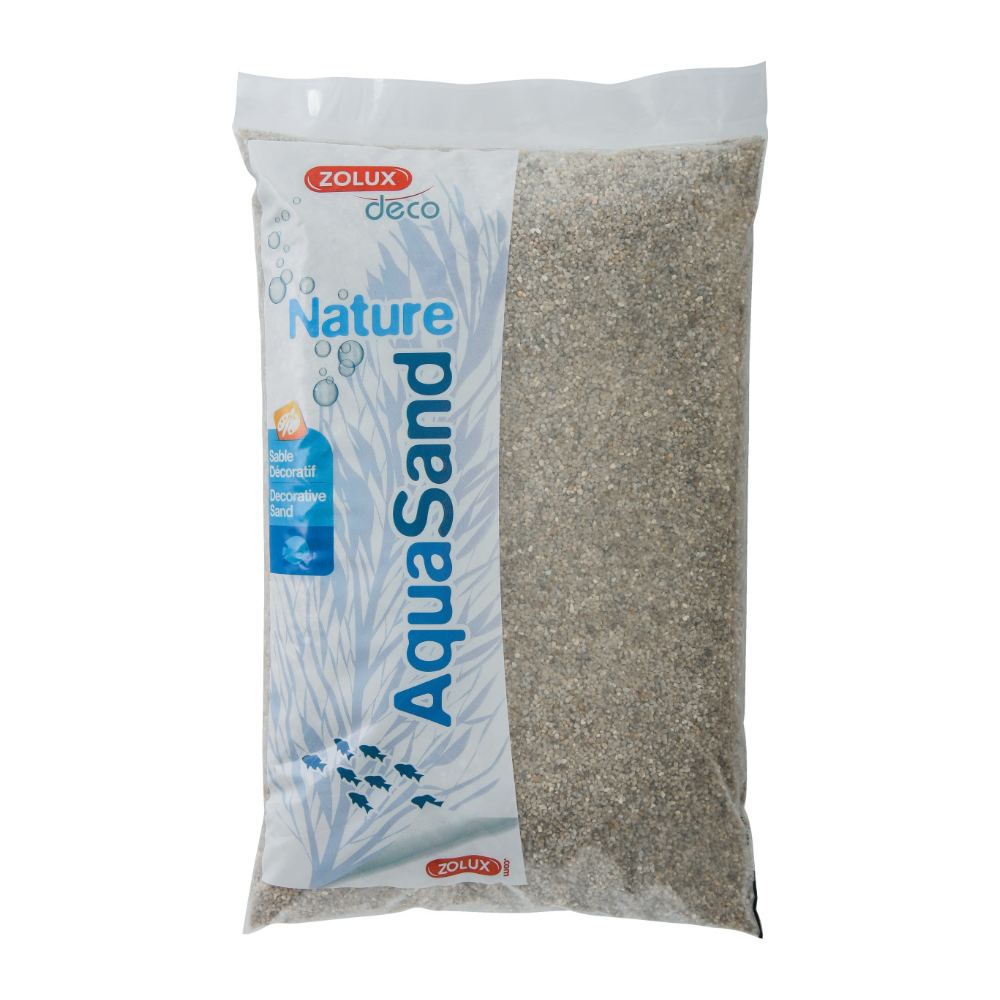Sol décoratif aquasand naturel quartz moyen 5kg