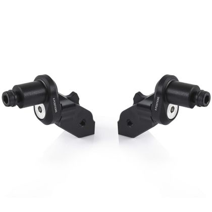 Adaptateur repose pied Rizoma Pilote - 18 mm - Excentrique - Noir