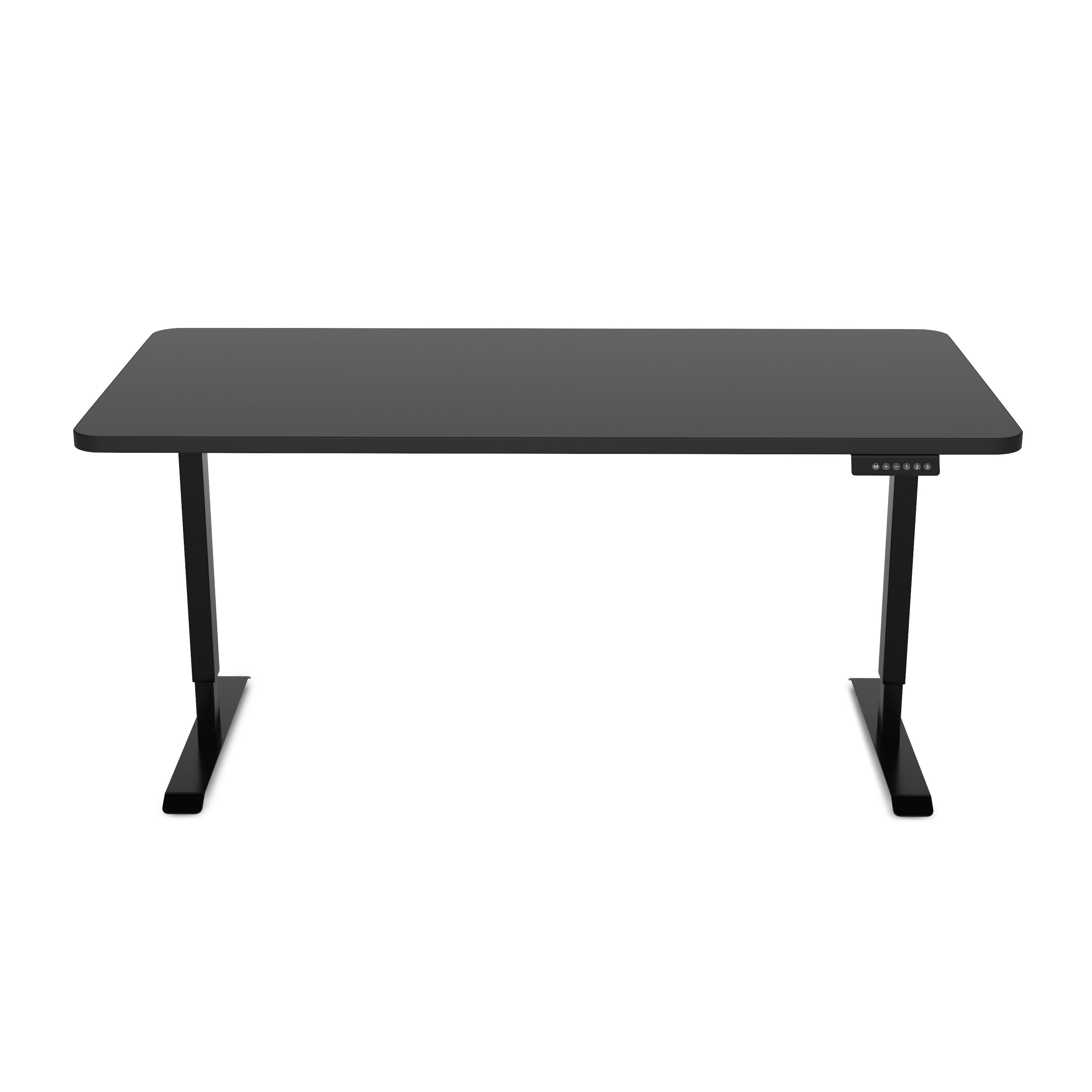Stehpult elektrisch PREMIUM schwarz 140 x 70 cm