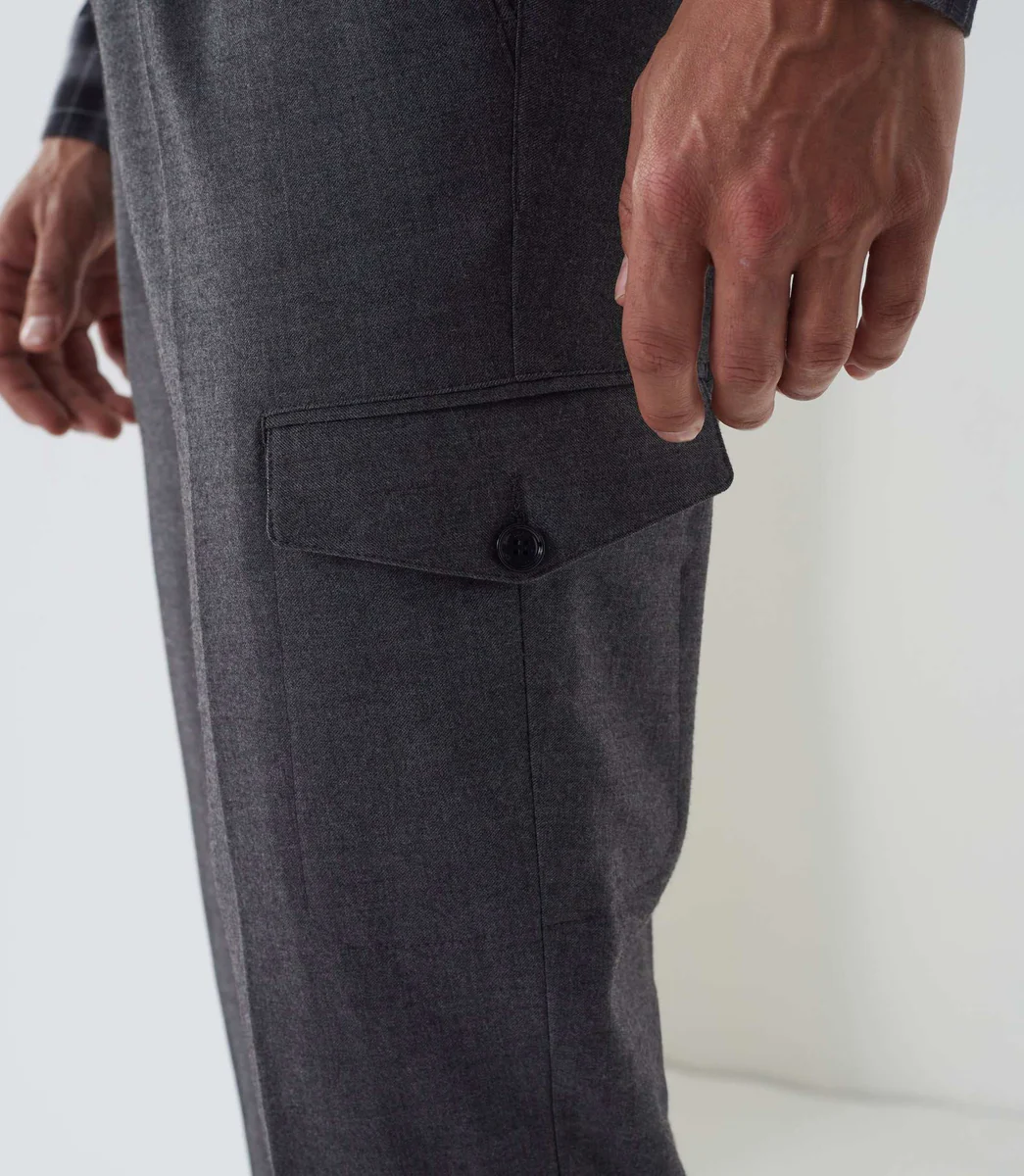 Pantalon ville gris foncé 