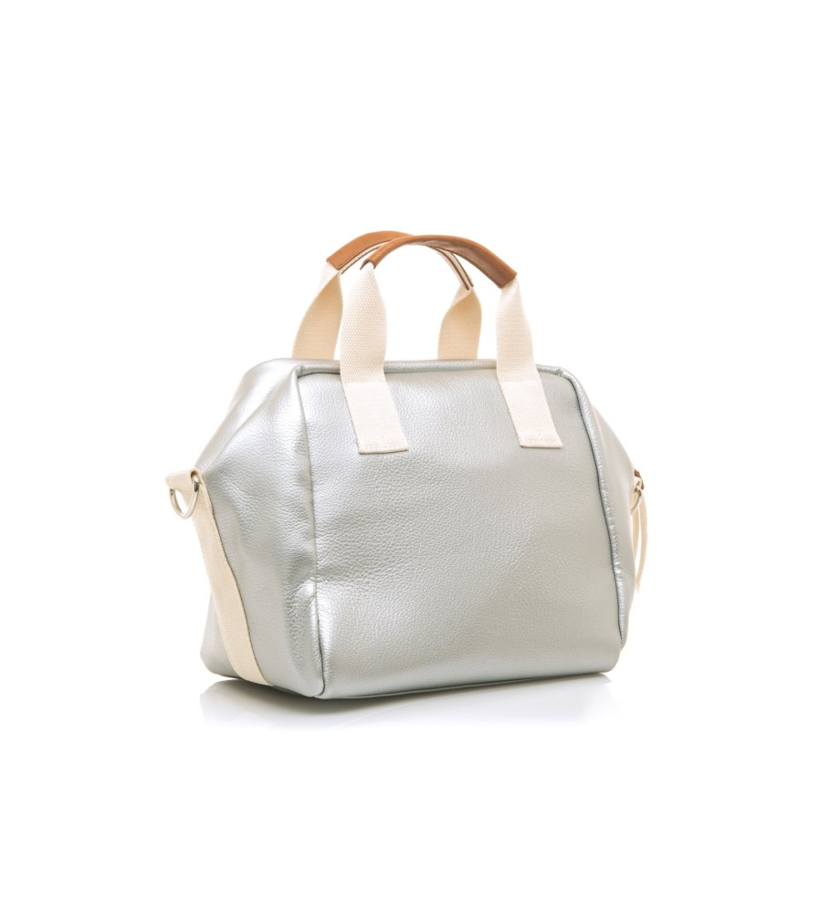 Bolsa Mustang Silver Nero