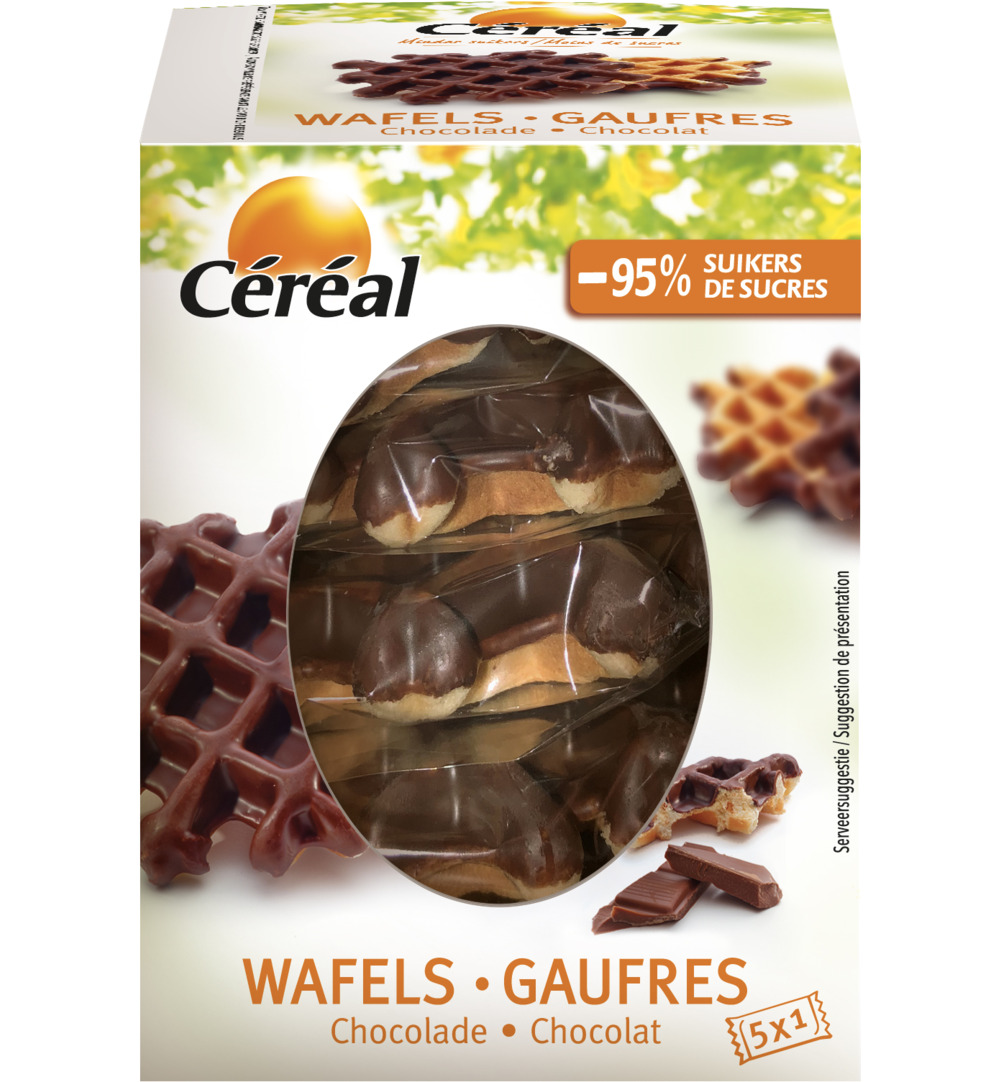 Céréal Wafels Chocoladesmaak 150 Gr (150 gr)