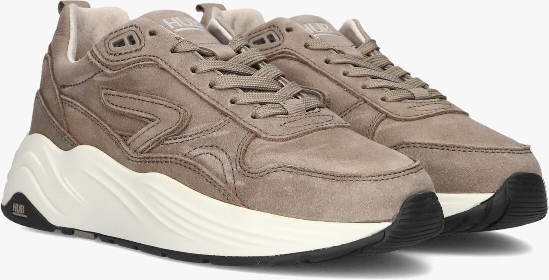 HUB taupe hub lage sneakers glide-w