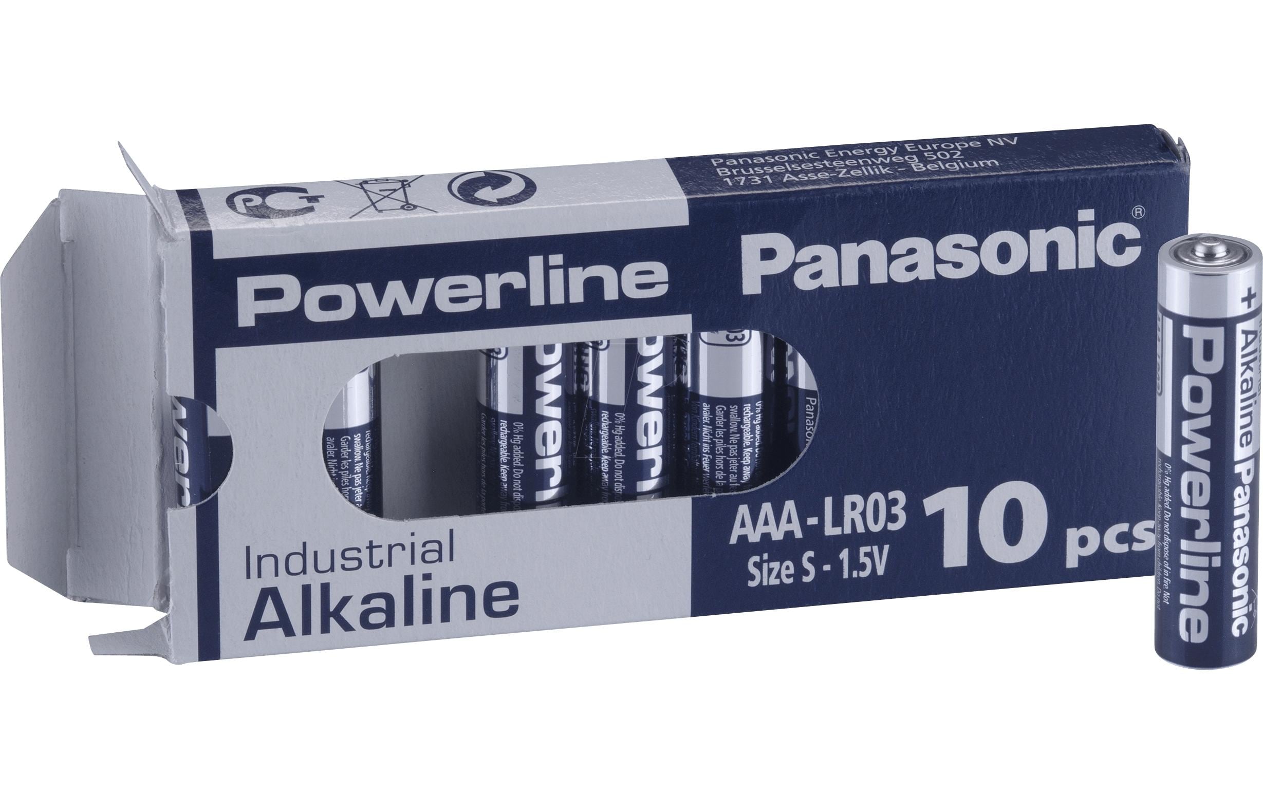 Batterie Powerline Industrial Alkaline AAA , 10 StückTyp AAA, 10 Stück