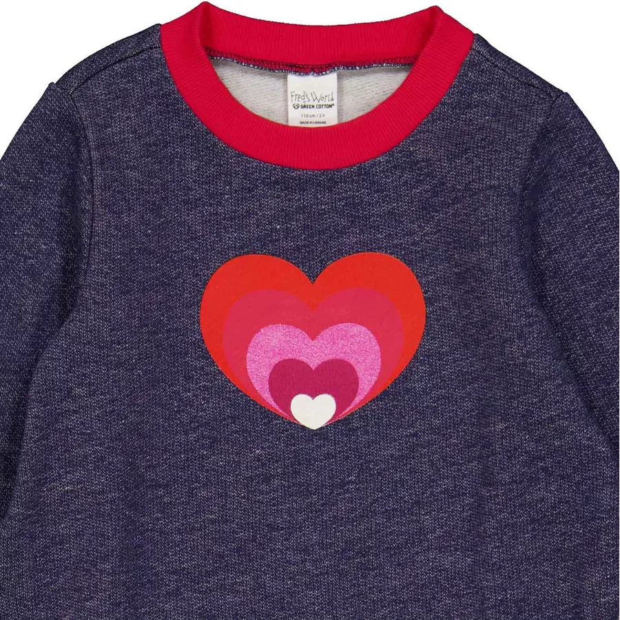 Fred's World Sweatkleid Denimnavy