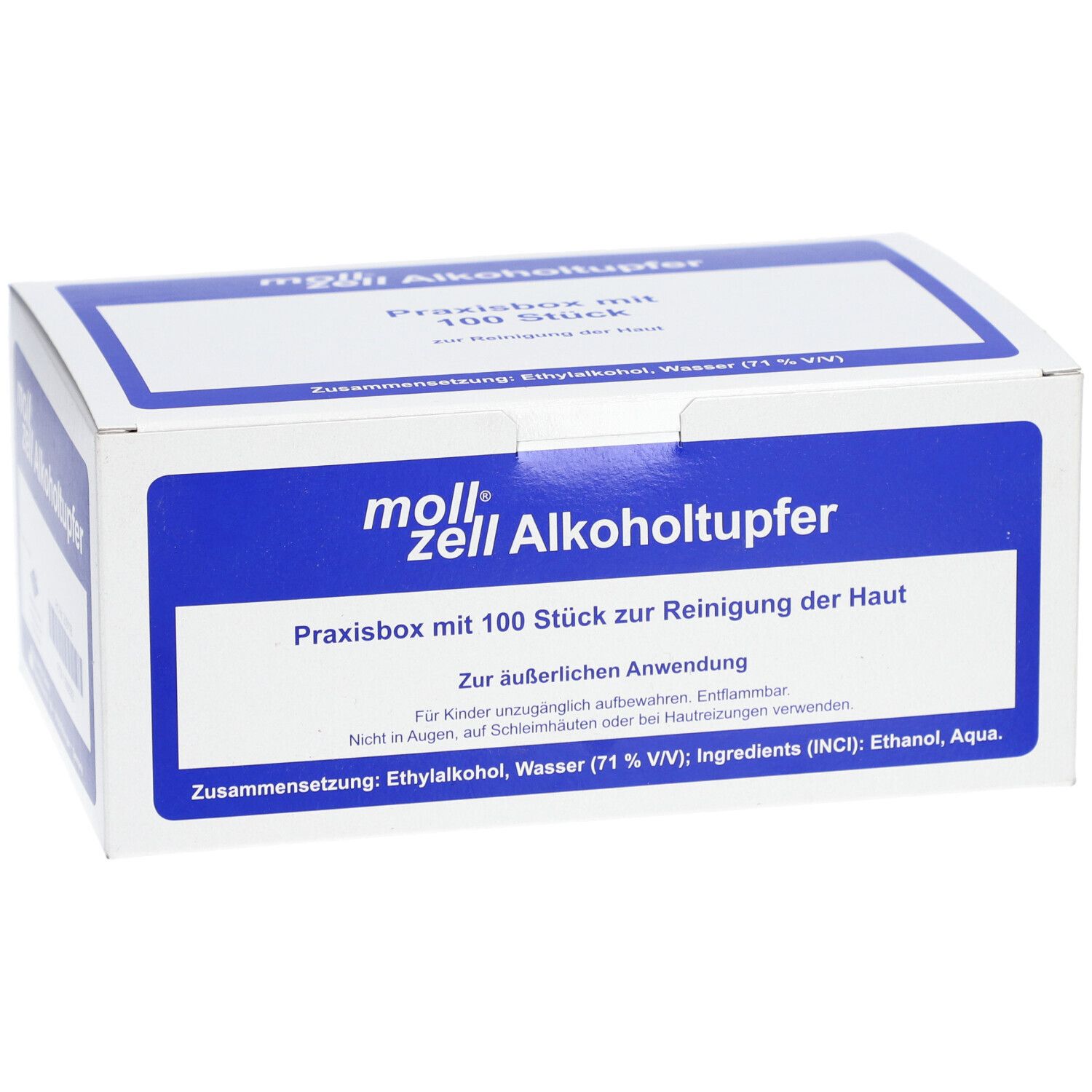 Mollzell® Alkoholtupfer 14 x 14 cm