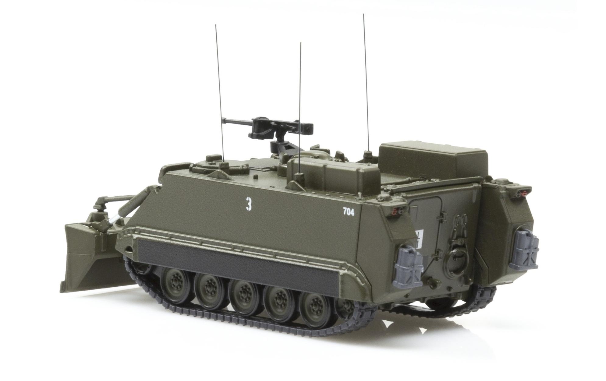 M113 Geniepanzer 63 mit Räumschild 1:87H0 Panzer Modell
