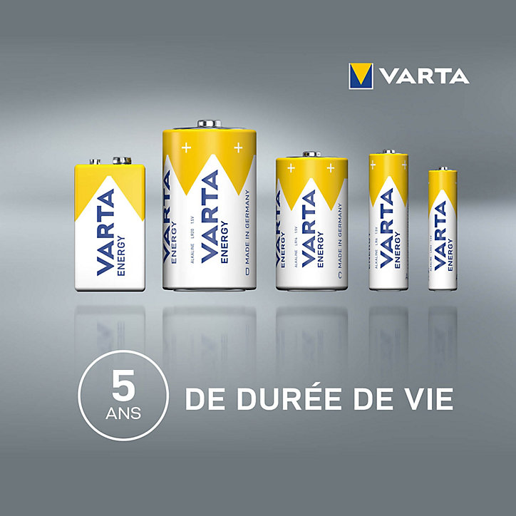 Pile alcaline AAA (LR03) Varta, lot de 30