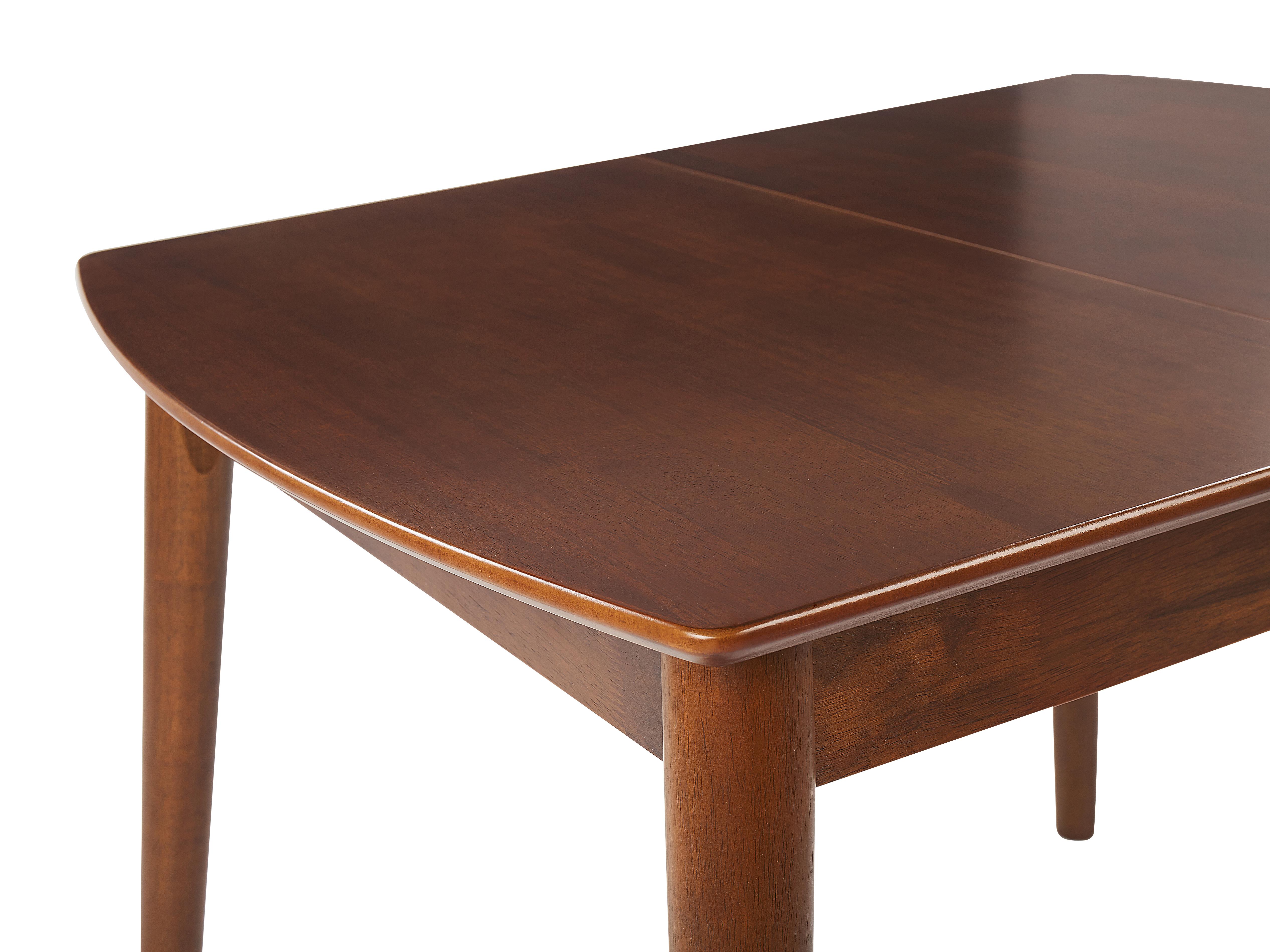 Eettafel uitschuifbaar TOMS Donkerbruin 80 cm 100/130 cm