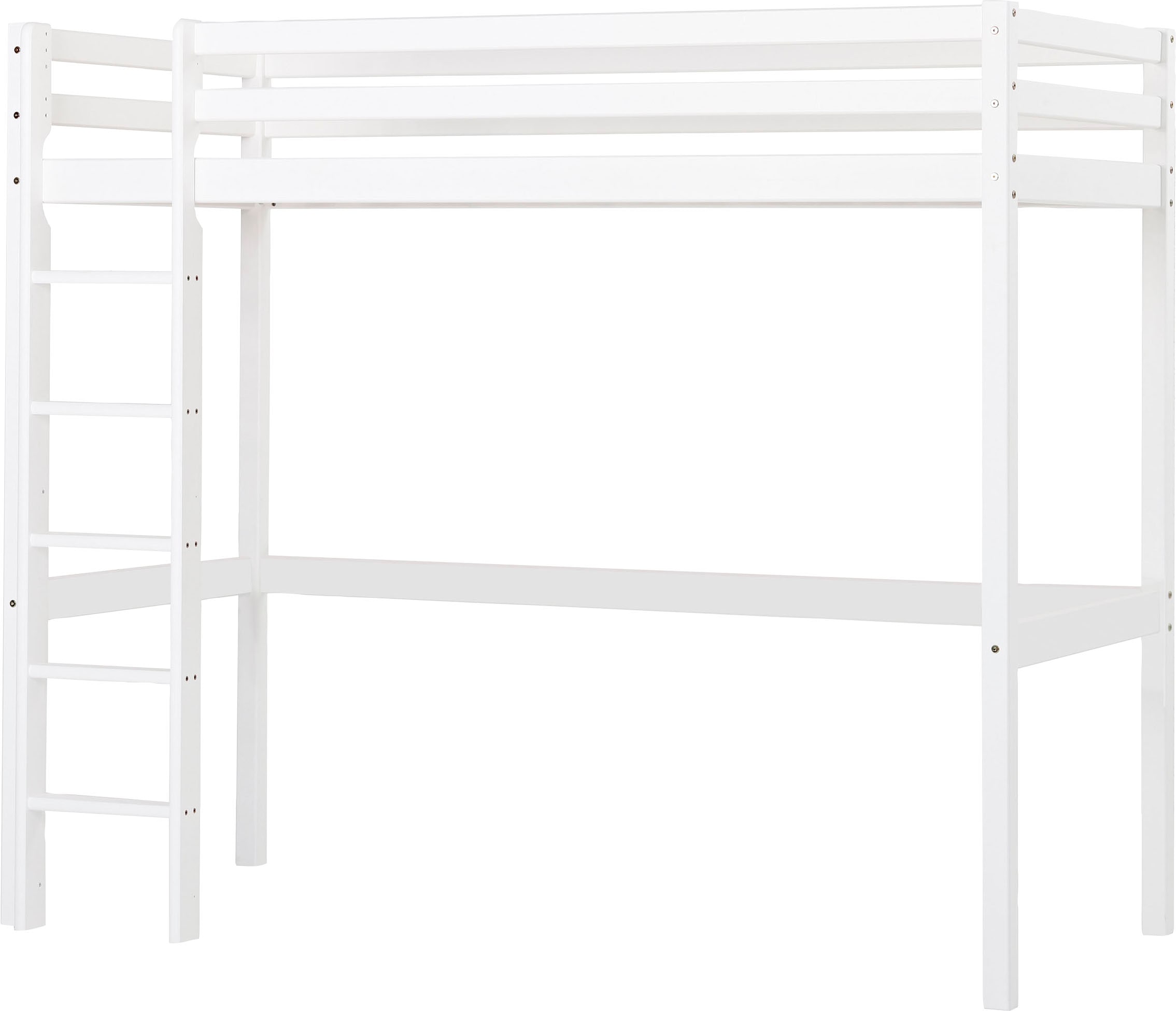 Hoppekids Hochbett »ECO Dream« 90x200 Massiv, umbaubar zum Einzelbett