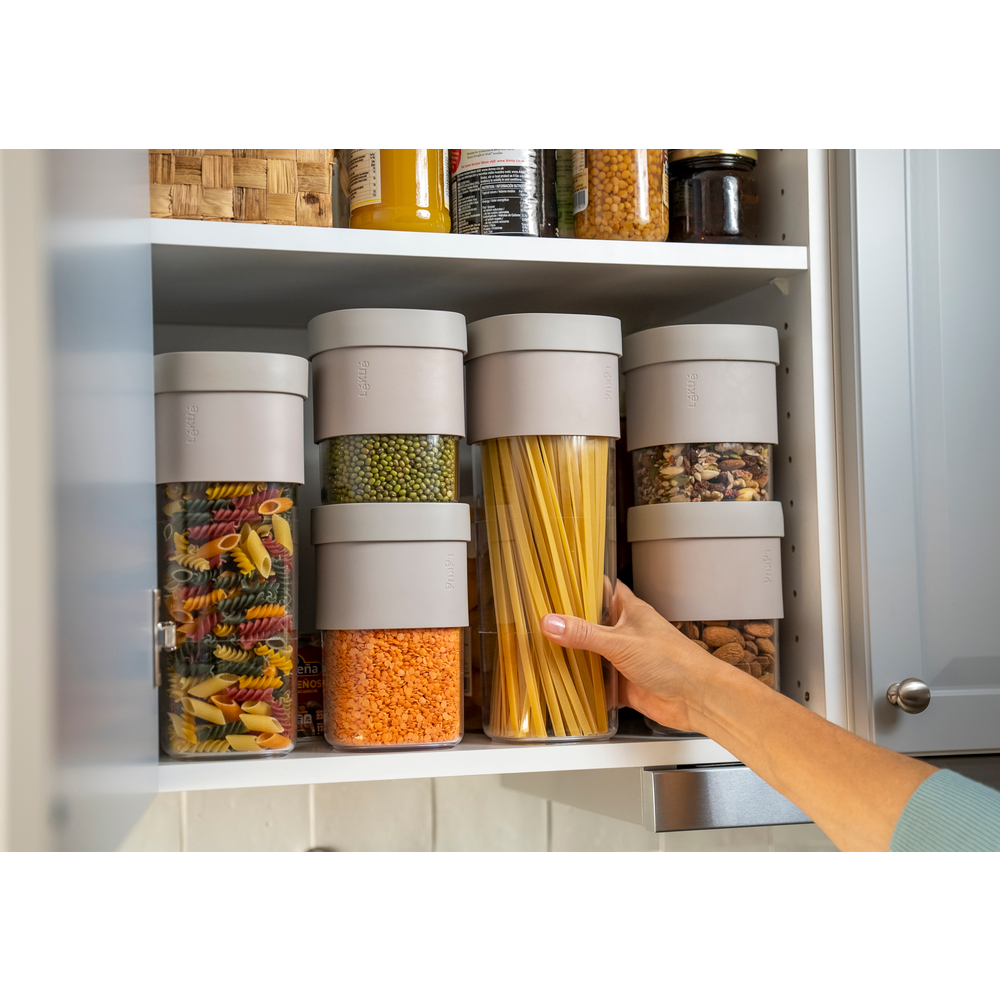 Flip Storage Voorraadbussen, set van 3 - Beige