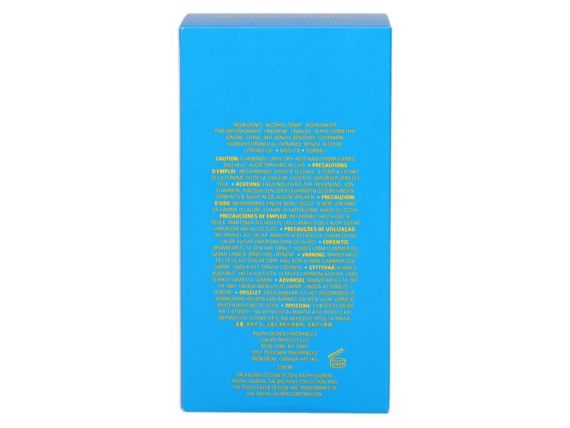 Ralph Lauren Eau de Toilette Big Pony 1 Blue for Men 100 ml Parfüm Für Herren