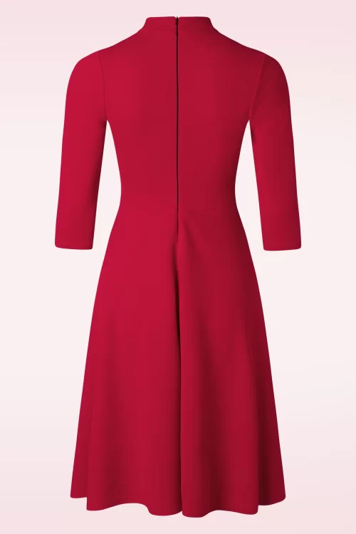 Vintage Chic for Topvintage Stacey swing jurk in rood