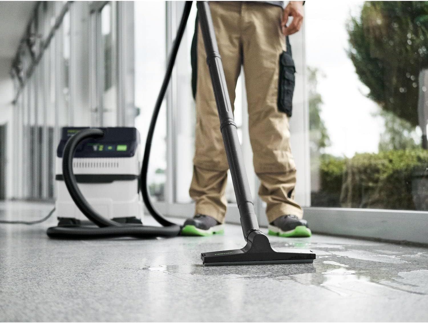 Festool Absaugmobil CT 15 E CLEANTEC (mit Hauptfilter, Saugschlauch, SELFCLEAN Filtersack, Fugendüse, Polsterdüse)