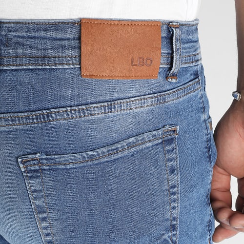 Jean Regular Fit Avec Destroy 2680 Bleu Denim