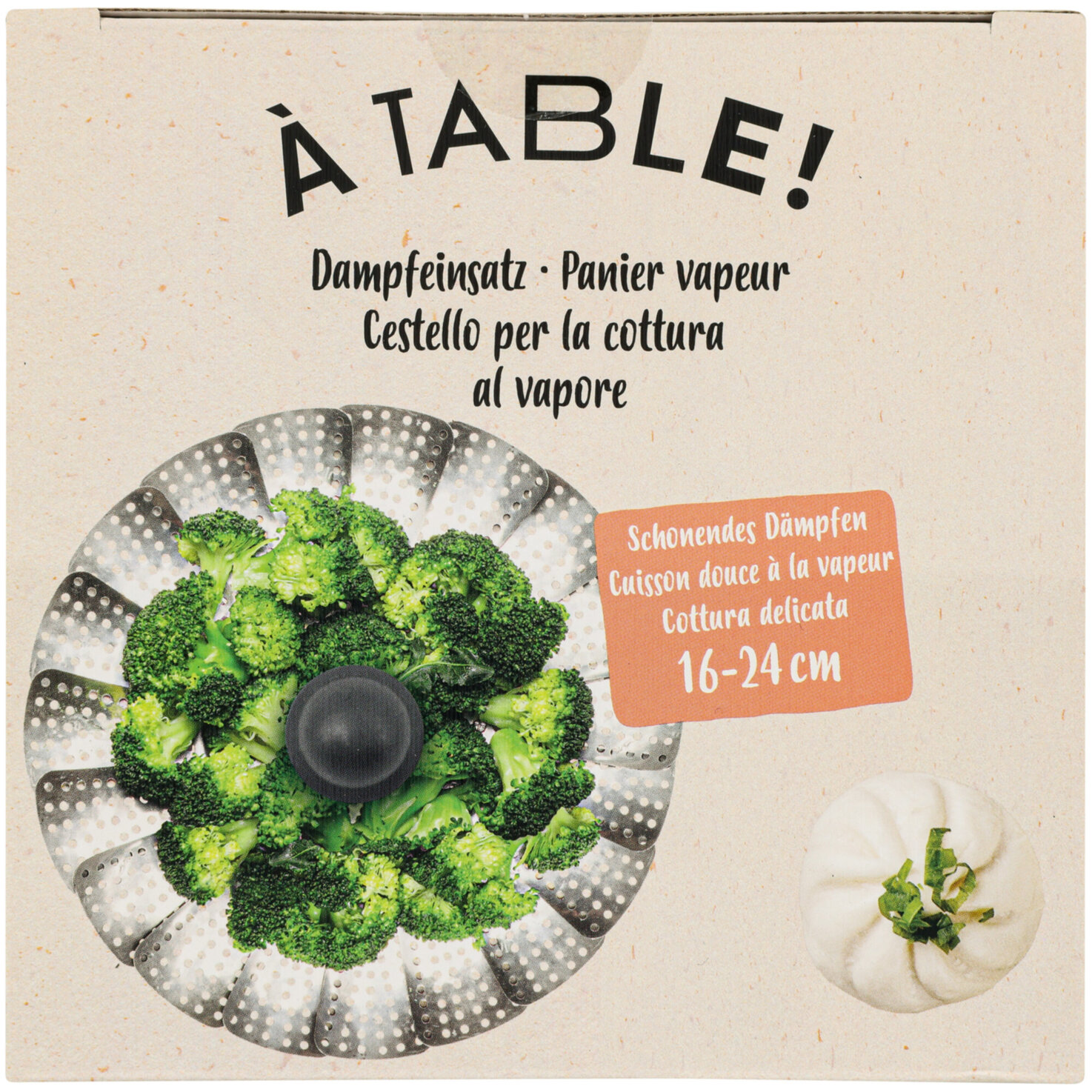 À Table! Dampfeinsatz 16-24cm