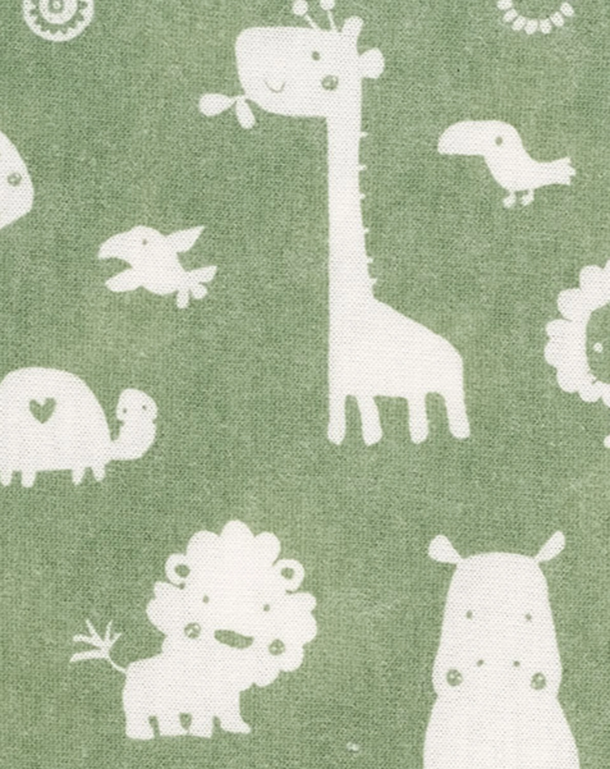 Schlafsack BABY-MÄXCHEN® – GRANITE ANIMALS in grün