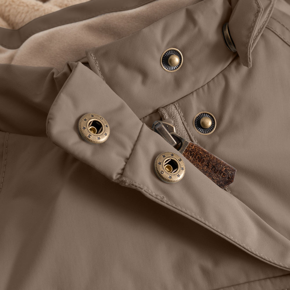 Køb Mini A ture Morel Grey Matwang Fleece Lined Winter Jacket. GRS