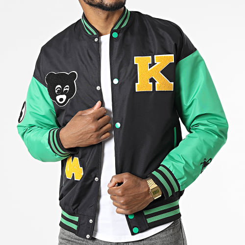 Veste Teddy LL2019 Noir Vert
