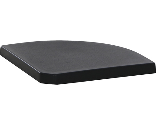 Bodemplaat Quadro light 2er sw