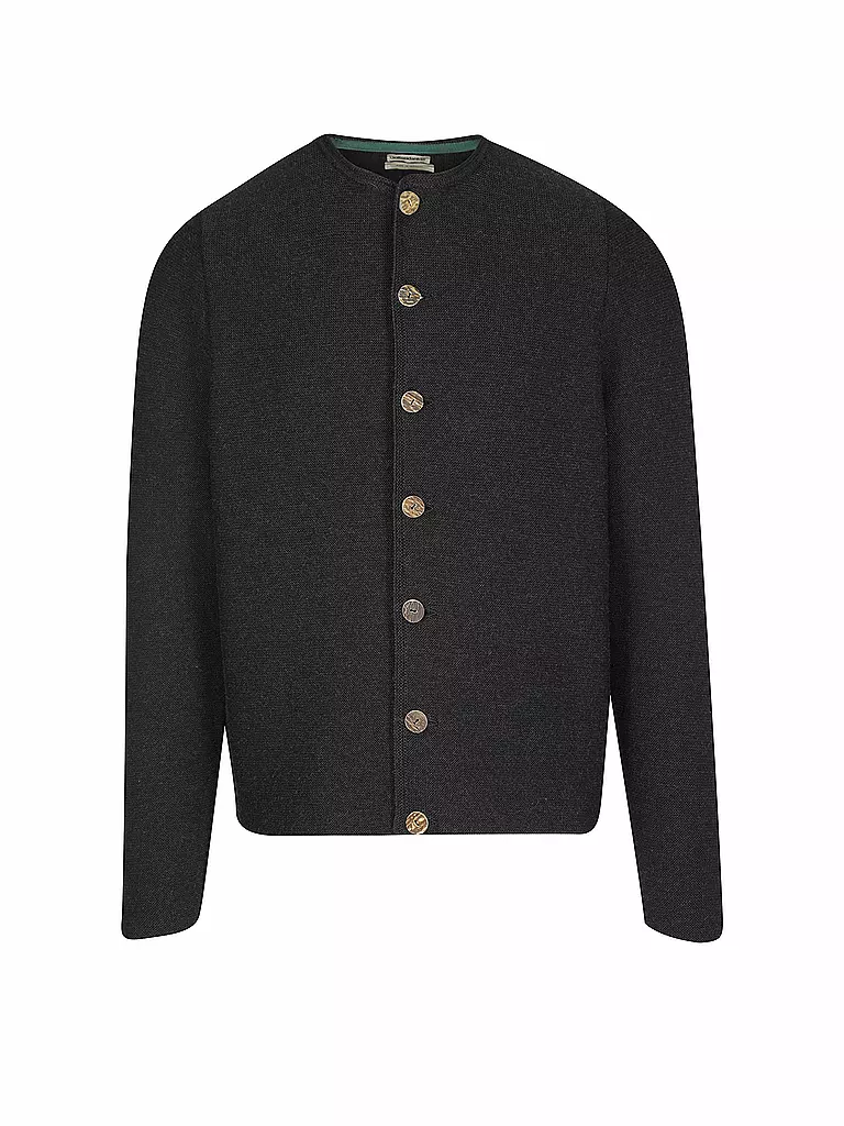 GOTTSEIDANK Trachten Strickjacke  Anselm schwarz