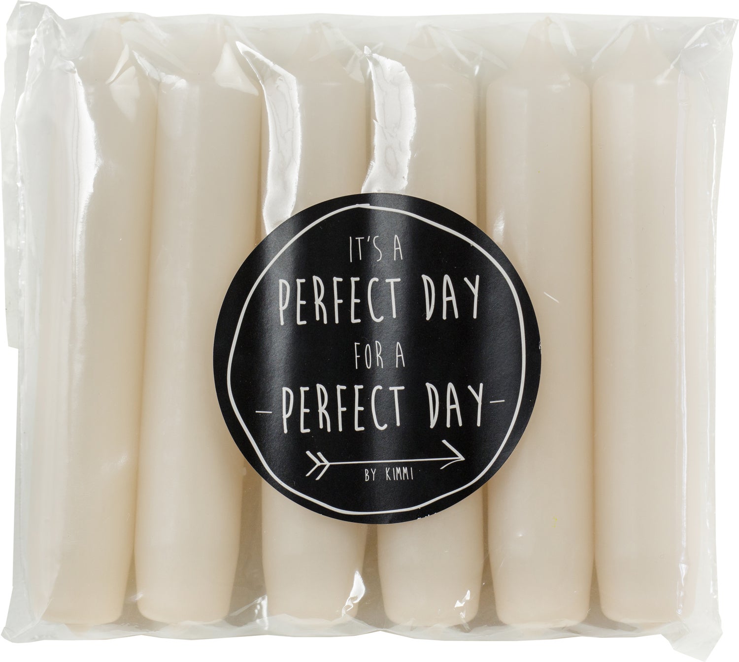 Rustik Lys dinerkaars Cadeau crème 5 uur 6 stuks