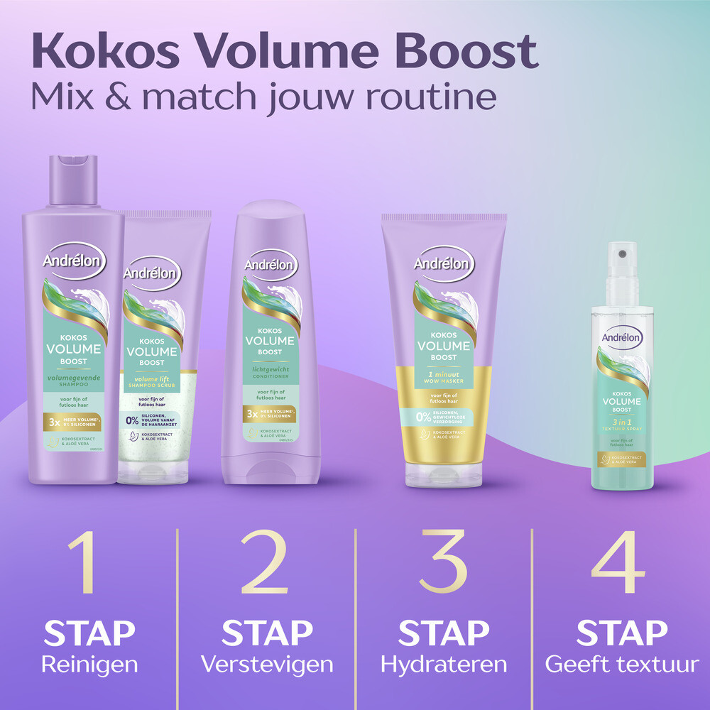 Andrelon Shampoo Volume Boost (250 ml)