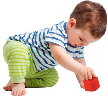 Clementoni - Bumba Sensorische Trein - Baby Speelgoed - Zachte Trein - Stapelblokken