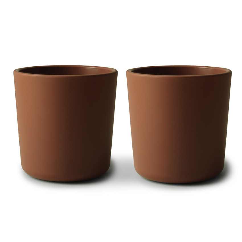 Lot de 2 gobelets caramel