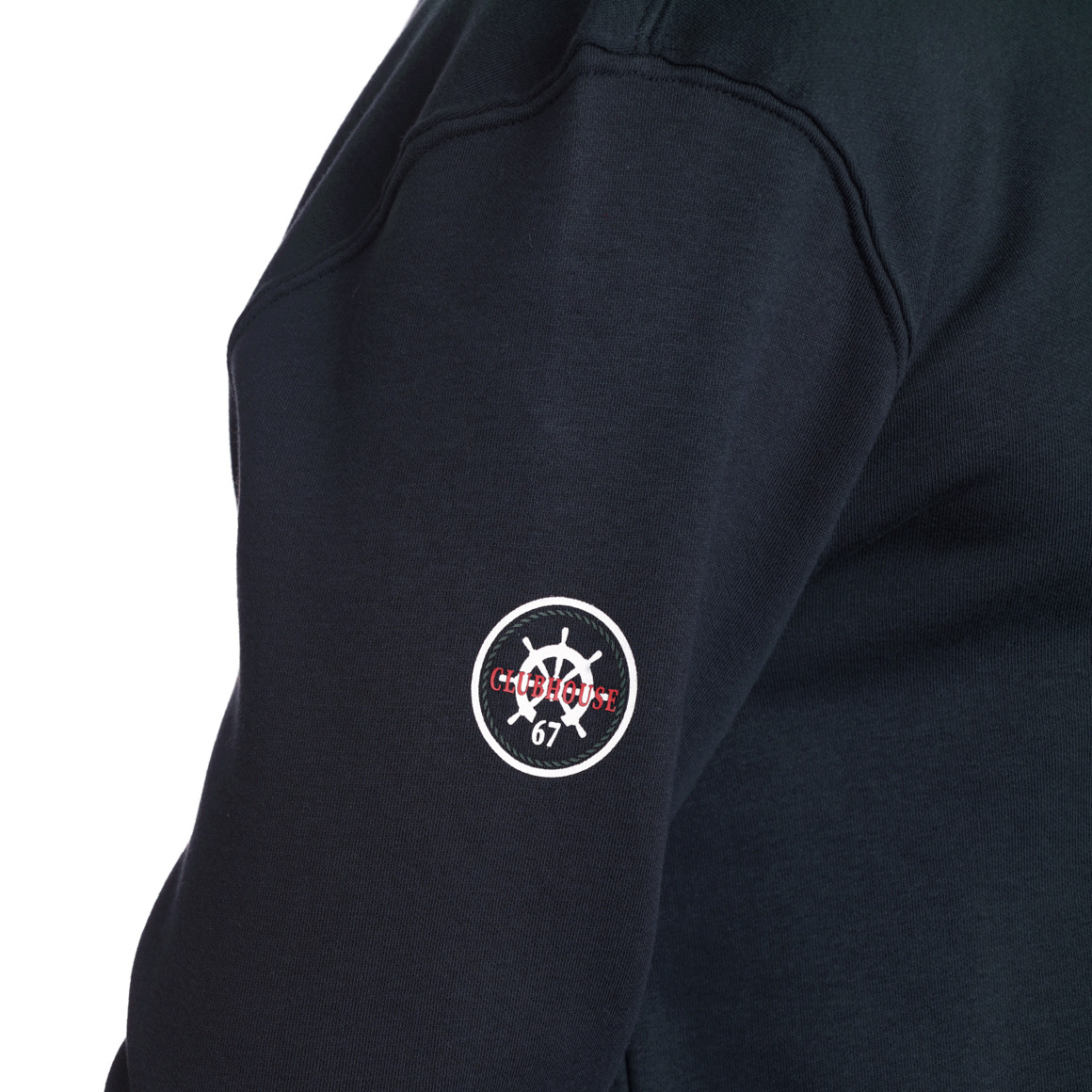 VanVaan Herren Sweatshirt mit Brust-Print dunkelblau
