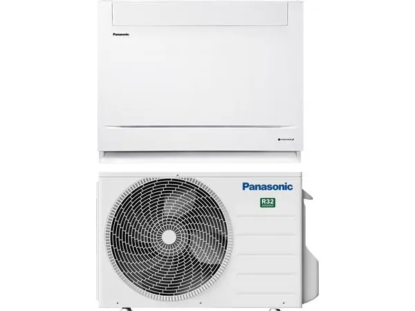 Panasonic Varmepumpe Split Gulvmodel Z25 består af CS-Z25UFEAW-1 og CU-Z25UFEA-1 SCOP 4,70 A   R32 kølemiddel.