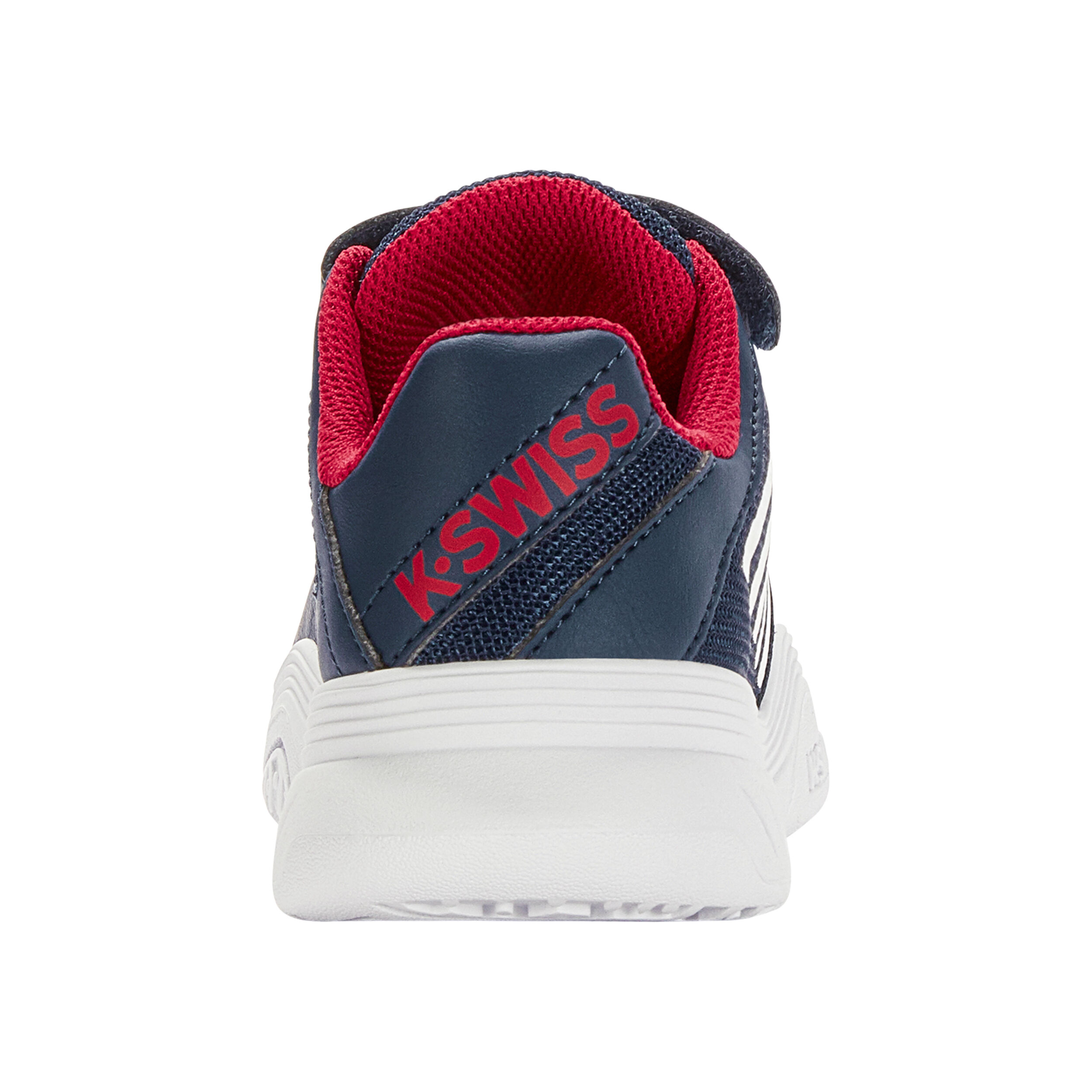 K-Swiss Court Express Strap Omni Chaussures Toutes Surfaces Enfants - Bleu Foncé , Blanc