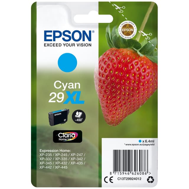Epson blækpatron Claria Home 29XL Cyan