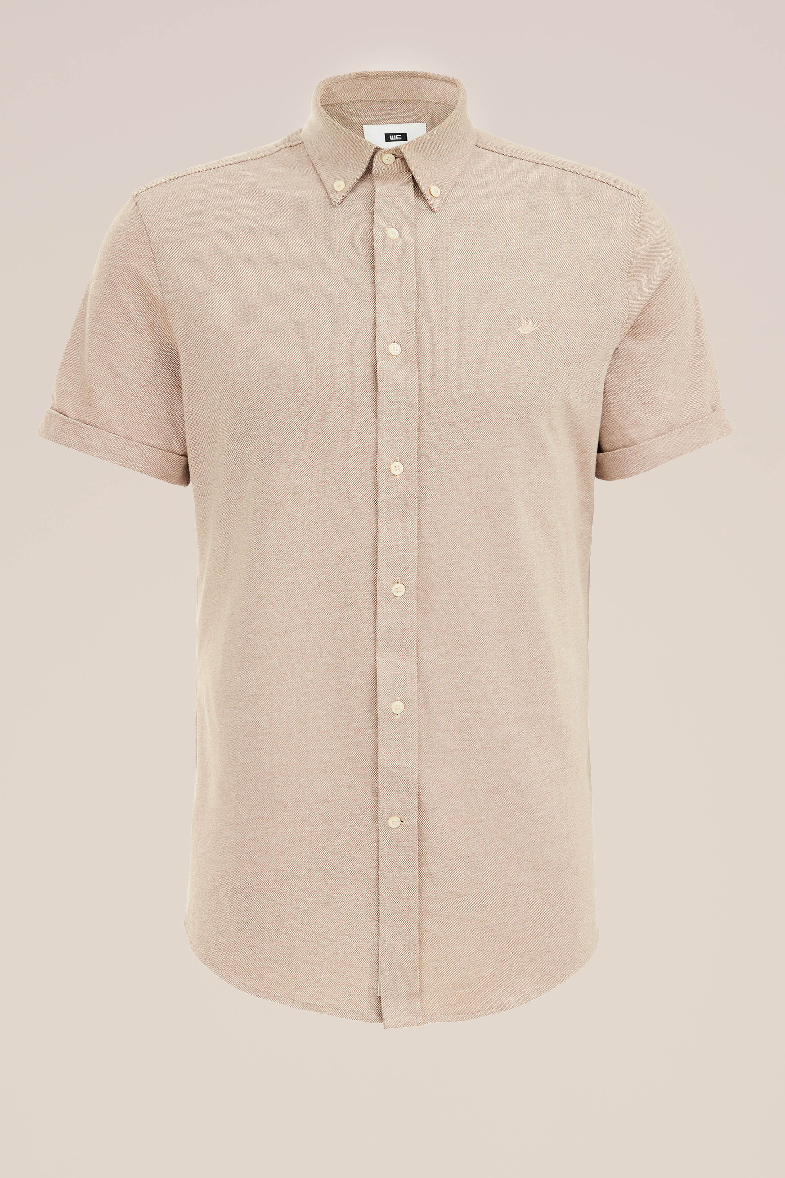 tall fit overhemd WE Fashion Beige