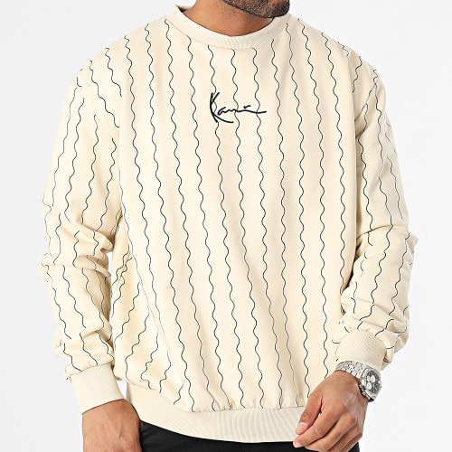 Sweat Crewneck Small Signature Ziczac 6029238 Beige