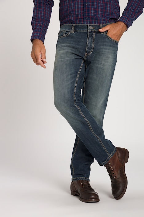 Jeans, FLEXNAMIC®, Kontrast Stitching, 5-Pocket, Straight Fit