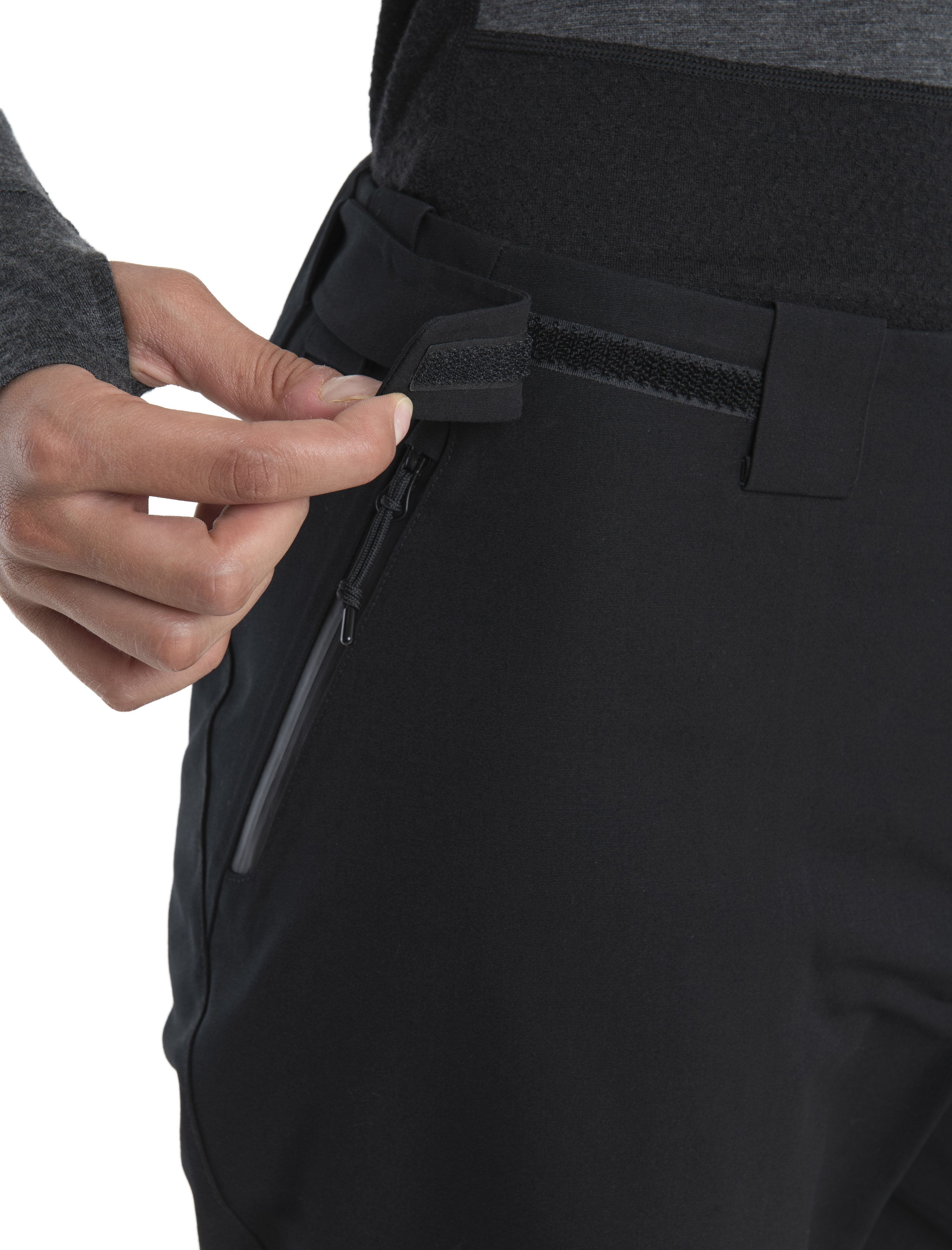 Merino Shell Peak Pants Dame Black